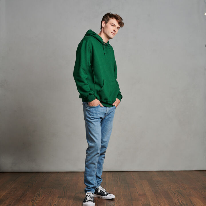 Sudadera con capucha suéter polar Dri-Power Russell Athletic para hombre 695hbm1 - Imagen 22 de 46