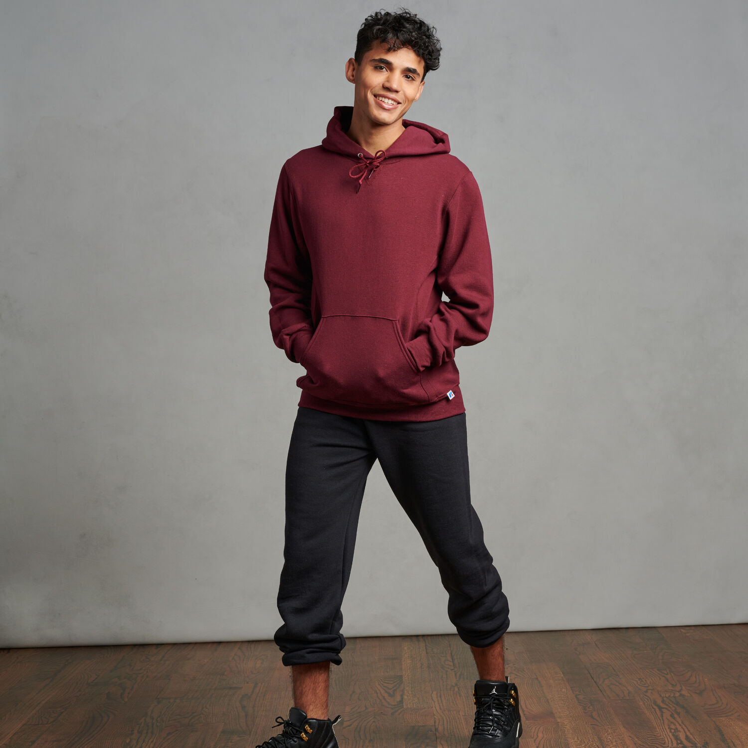 Sudadera con capucha suéter polar Dri-Power Russell Athletic para hombre 695hbm1 - Imagen 32 de 46