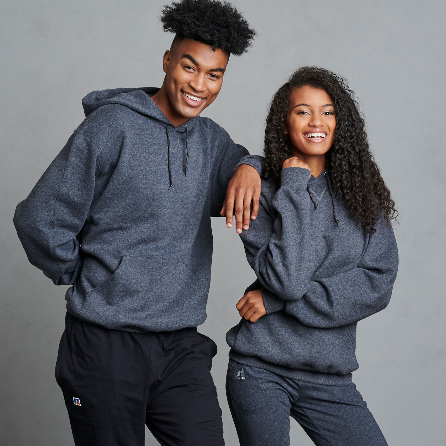 Sudadera con capucha suéter polar Dri-Power Russell Athletic para hombre 695hbm1 - Imagen 34 de 46
