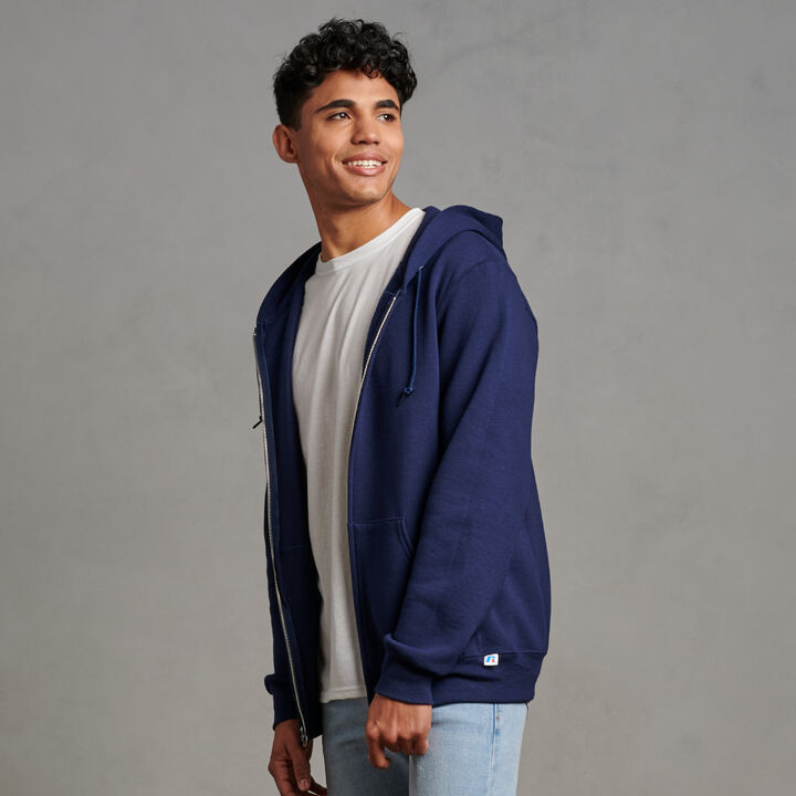 Russell Athletic Herren Dri-Power Fleece Hoodie mit durchgehendem Reißverschluss 697hbm1 - Bild 14 von 17