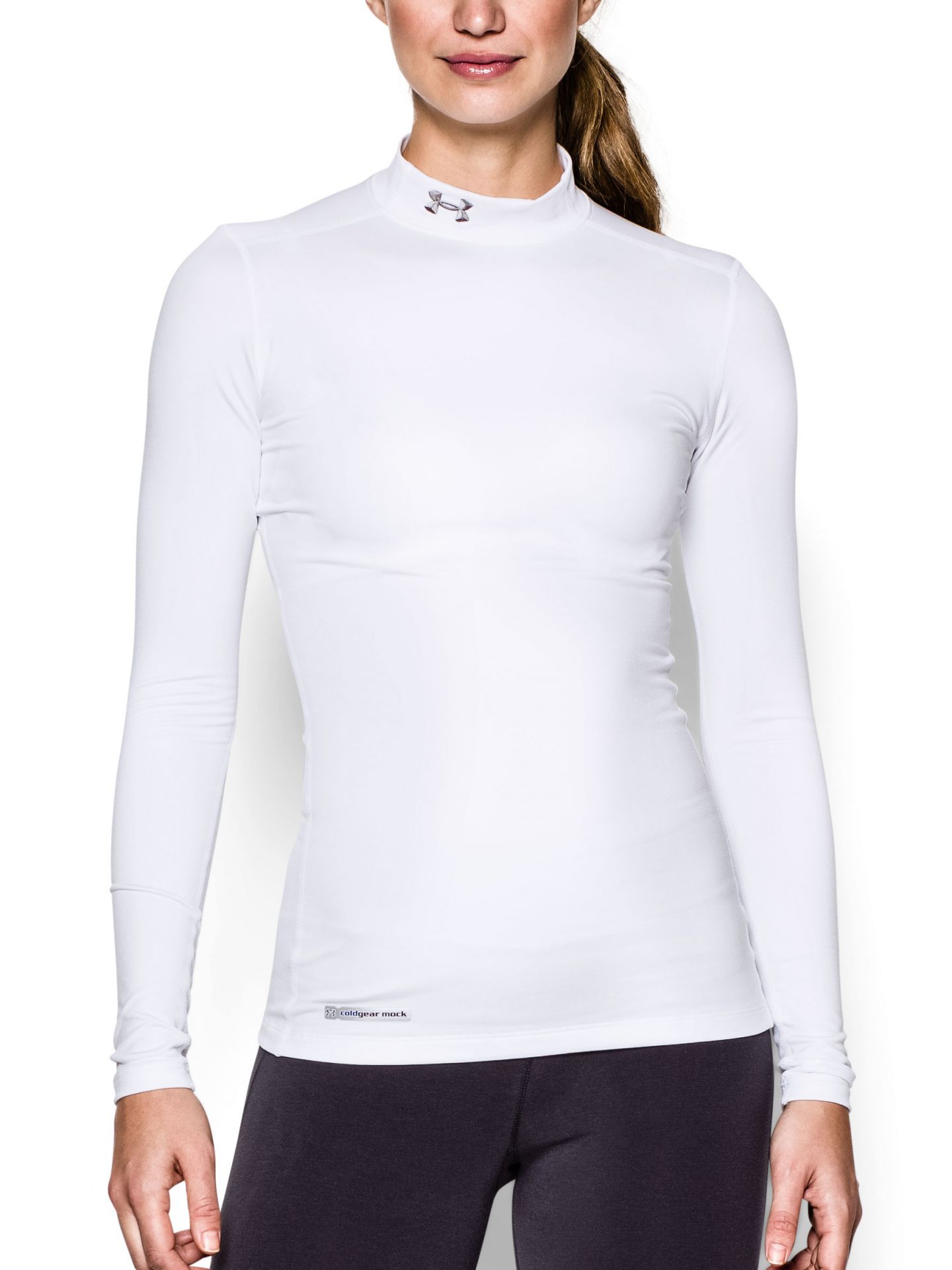 Under Armour Women's ColdGear Authentic Fitted Mock 1215968 | eBay