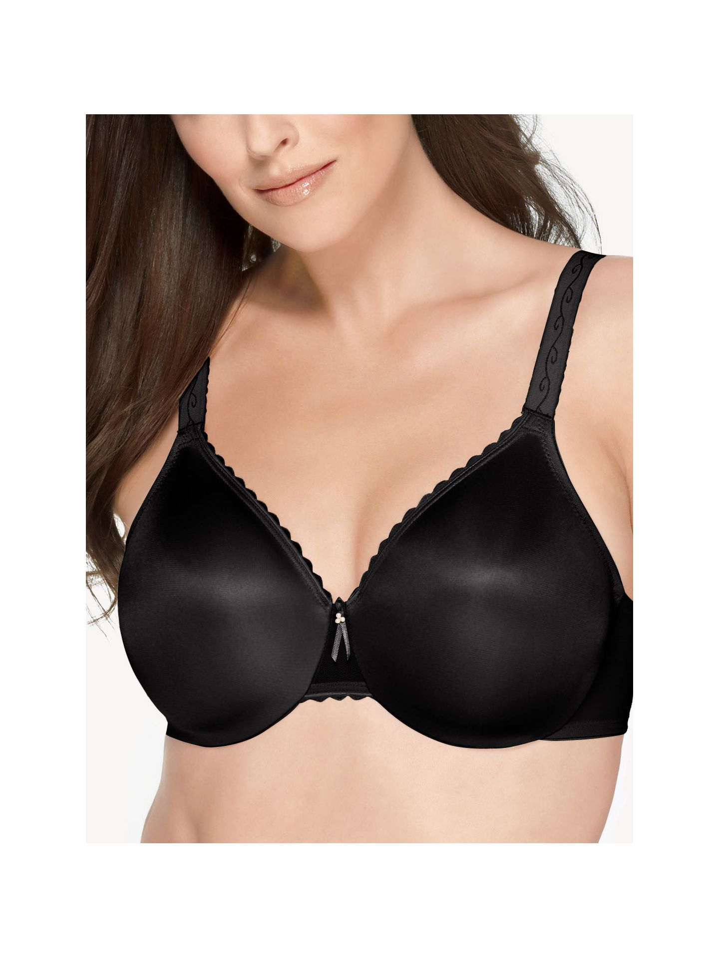 Wacoal 857109 Simple Shaping Full Coverage Minimizer Bra 34 DD Black 34dd  for sale online