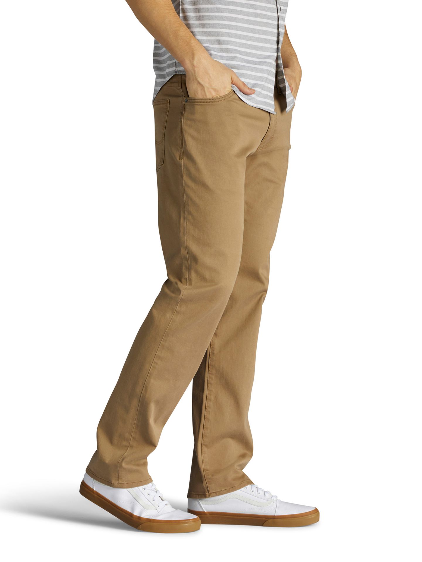 Straight Motion online Lee eBay Khaki Extreme 30x32 Stretch for Pants sale | Pocket 5 Midrise Cougar