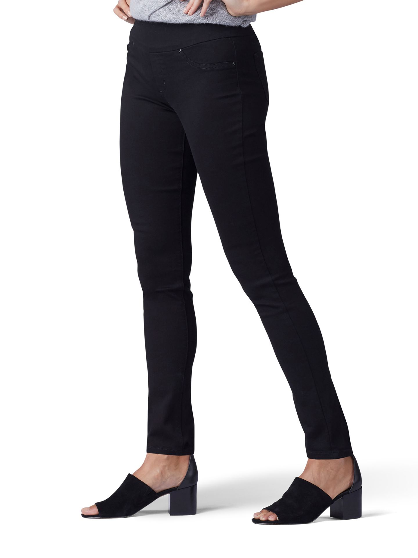 Lee sculpting mid rise slim fit pull-on skimmer pants NWT womens