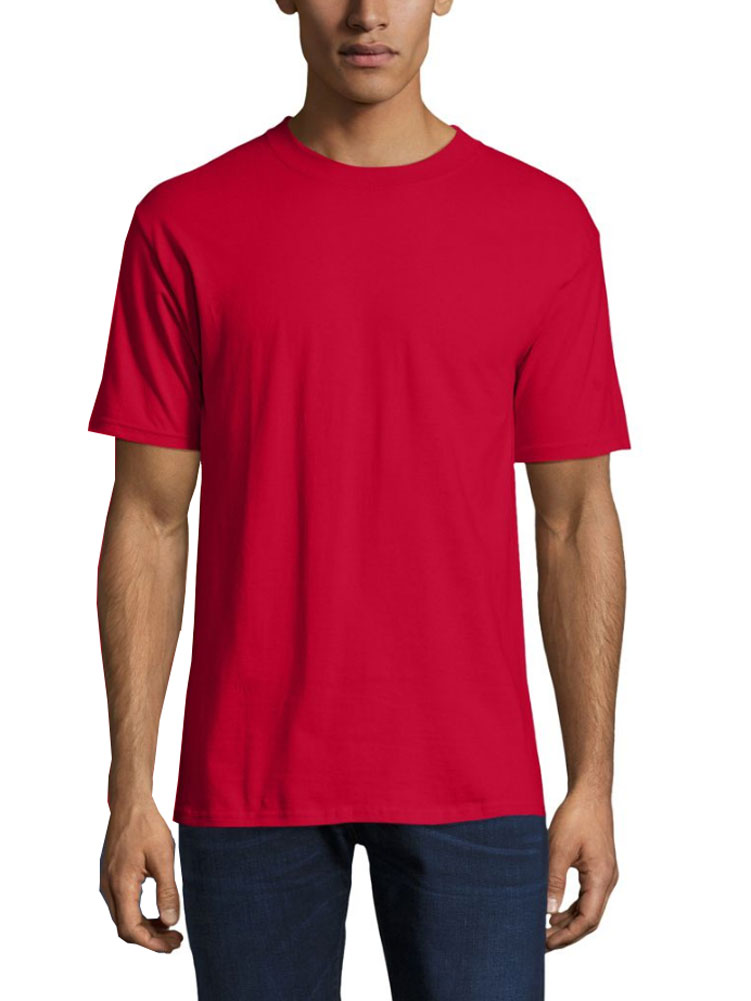 Hanes Men's Beefy-T Short Sleeve T-Shirts 5180 - Picture 7 of 13