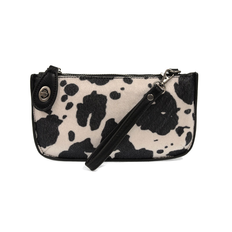 Joy Susan Women Faux Fur Crossbody Wristlet Clutch L8099-00M - Picture 1 of 2