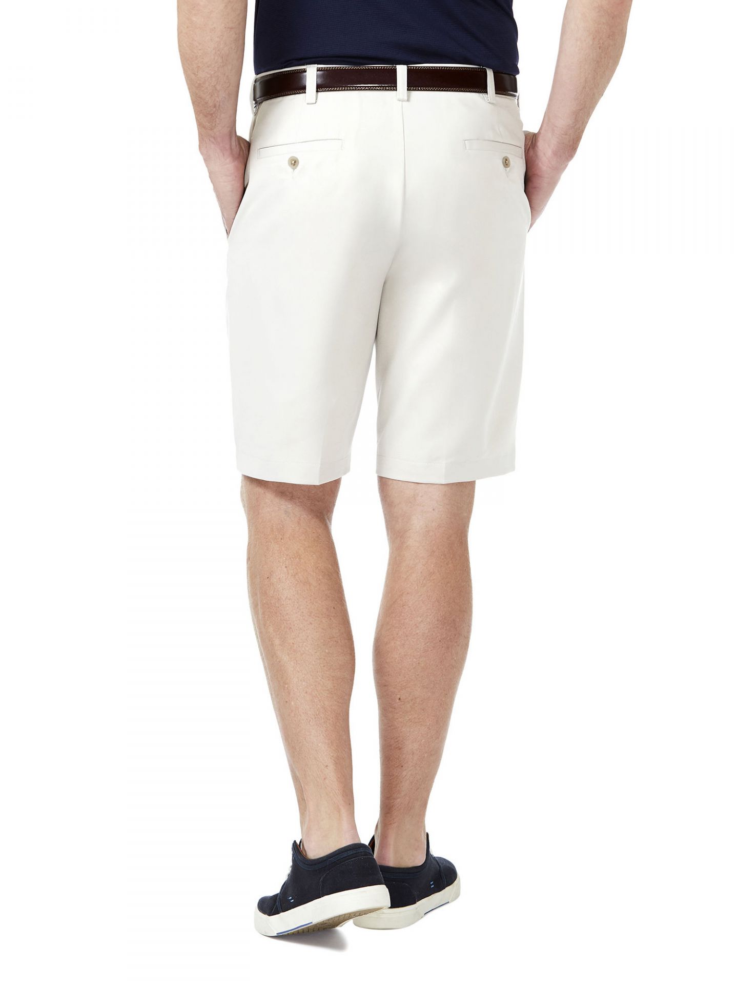 Haggar Cool 18 Pro Stretch Classic Flat Front Shorts hs00438 - Picture 8 of 9