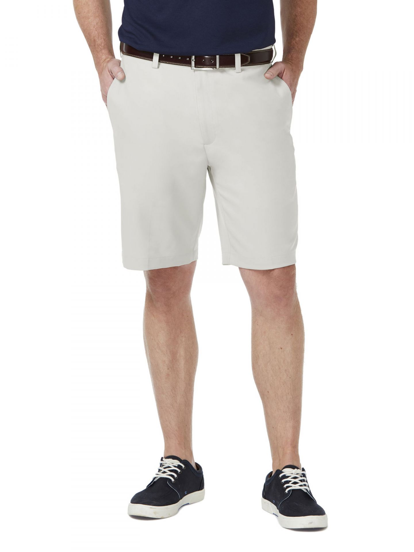 Haggar Cool 18 Pro Stretch Classic Flat Front Shorts hs00438 - Picture 3 of 9