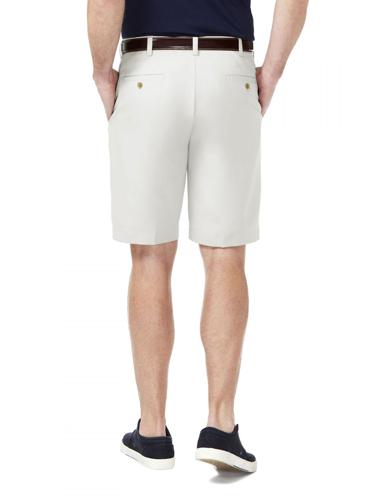 Haggar Cool 18 Pro Stretch Classic Flat Front Shorts hs00438 - Picture 4 of 9