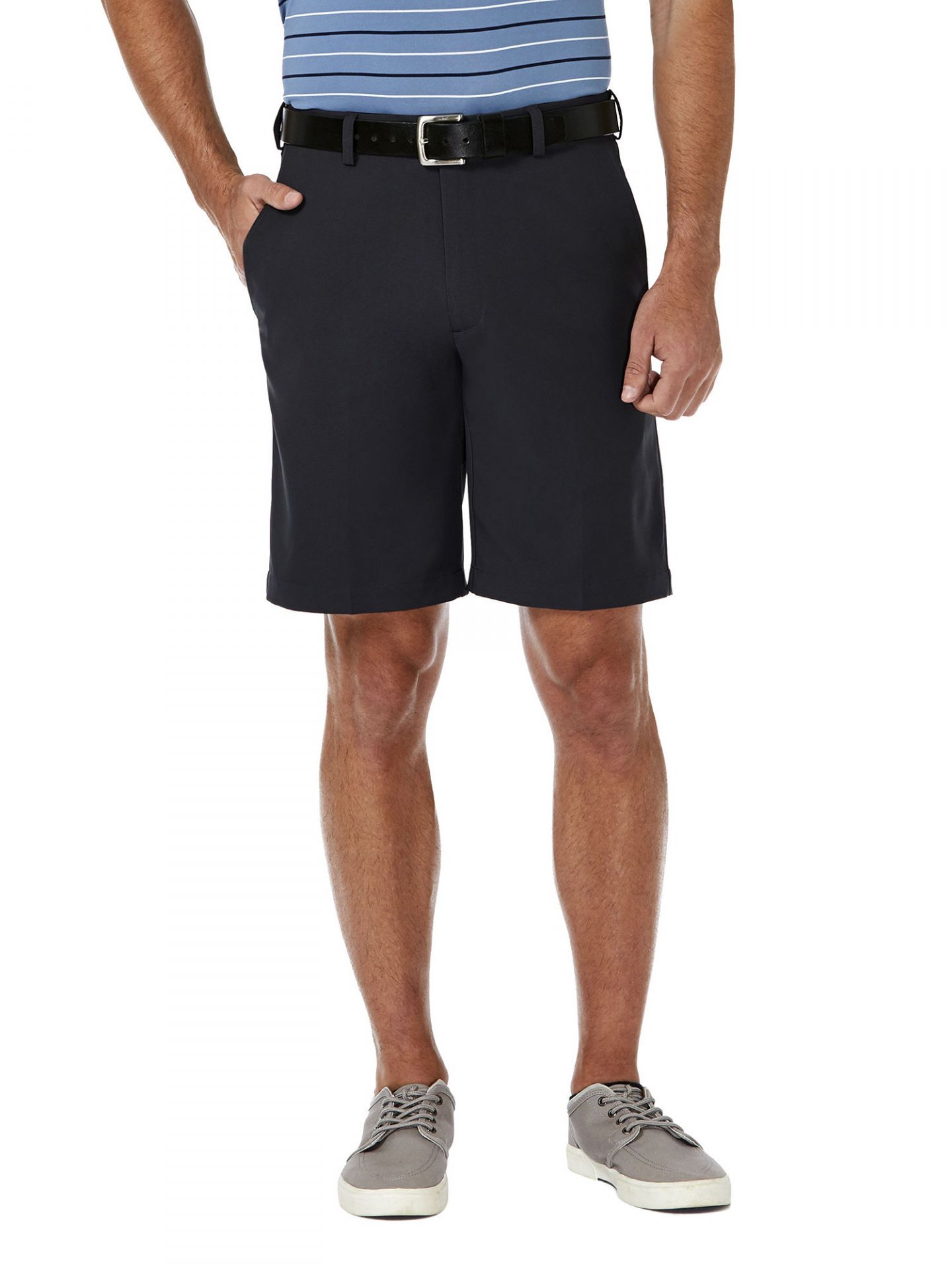 Haggar Cool 18 Pro Stretch Classic Flat Front Shorts hs00438 - Picture 5 of 9