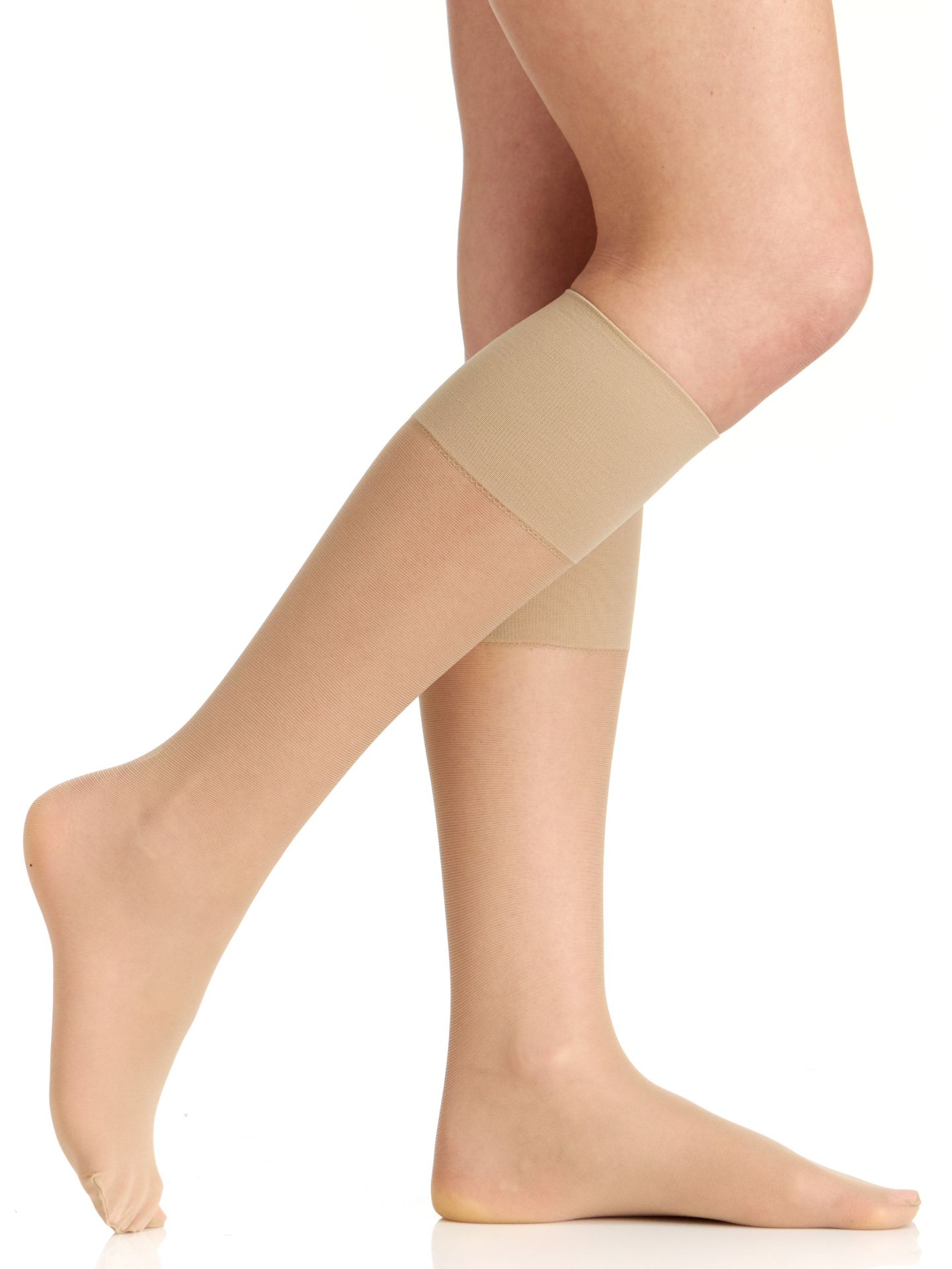 Berkshire Comfy Cuff Sheer Graduated Compression Knee High 5102 - Picture 4 of 5