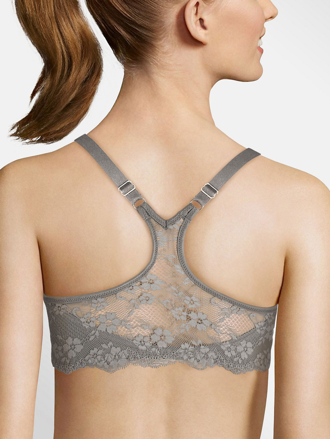 Maidenform One Fab Fit Pure Genius Underwire Lace T-Back Bra 07112
