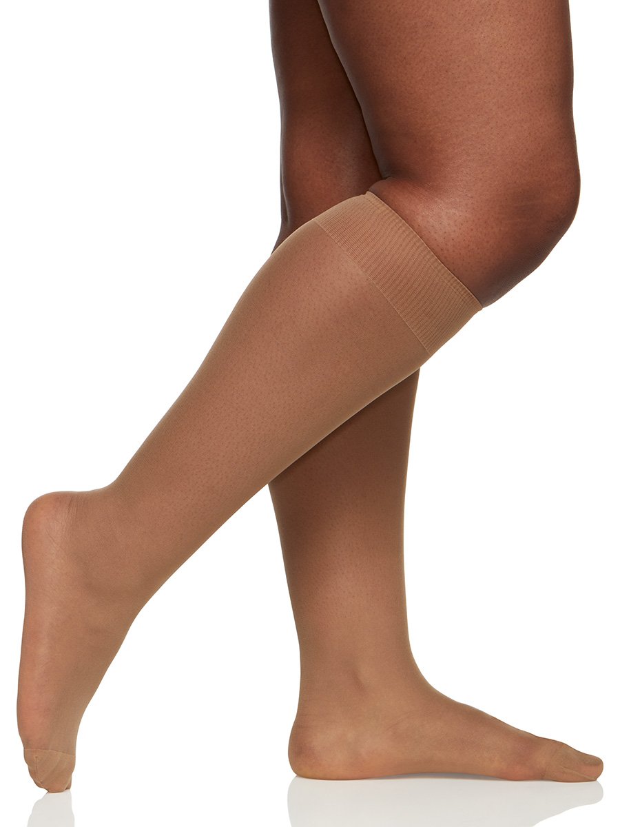 Berkshire 3 Pair Pack Queen All Day Sheer Knee High with Reinforced Toe 6728 - Picture 1 of 13