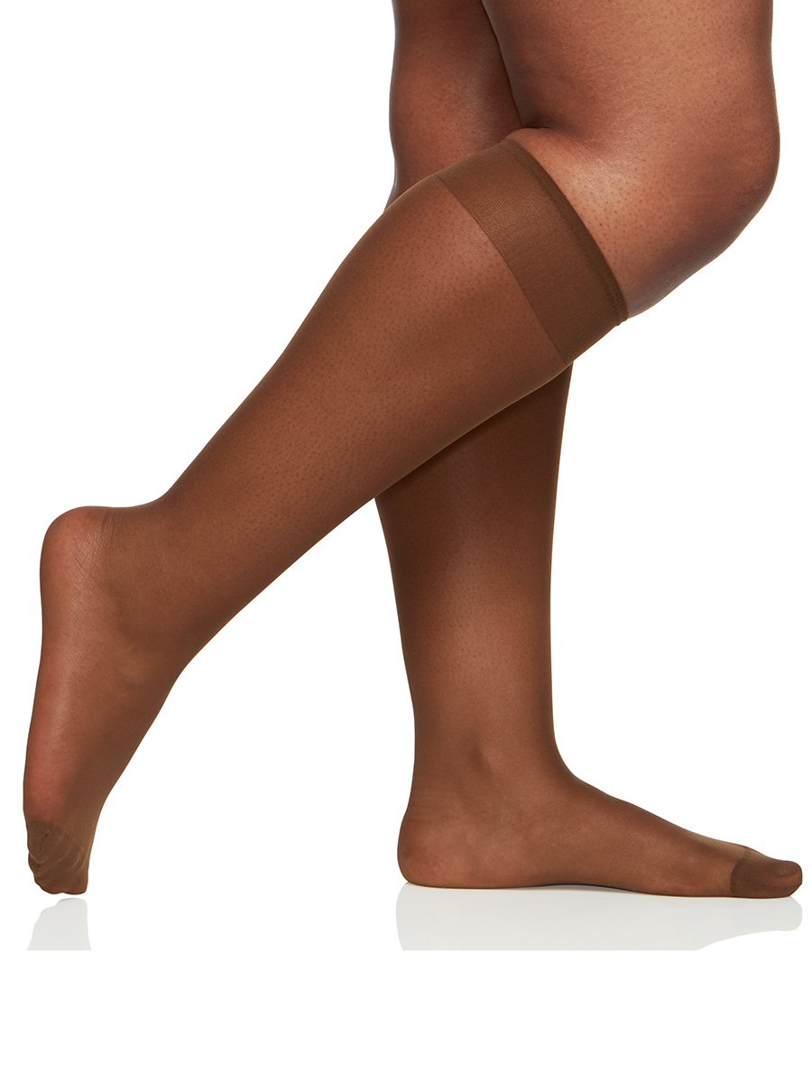 Berkshire 3 Pair Pack Queen All Day Sheer Knee High with Reinforced Toe 6728 - Picture 5 of 13
