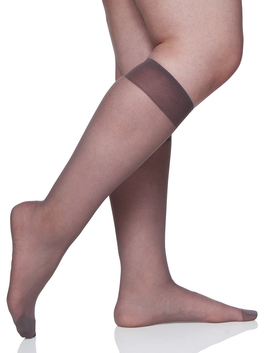 Berkshire 3 Pair Pack Queen All Day Sheer Knee High with Reinforced Toe 6728 - Picture 8 of 13