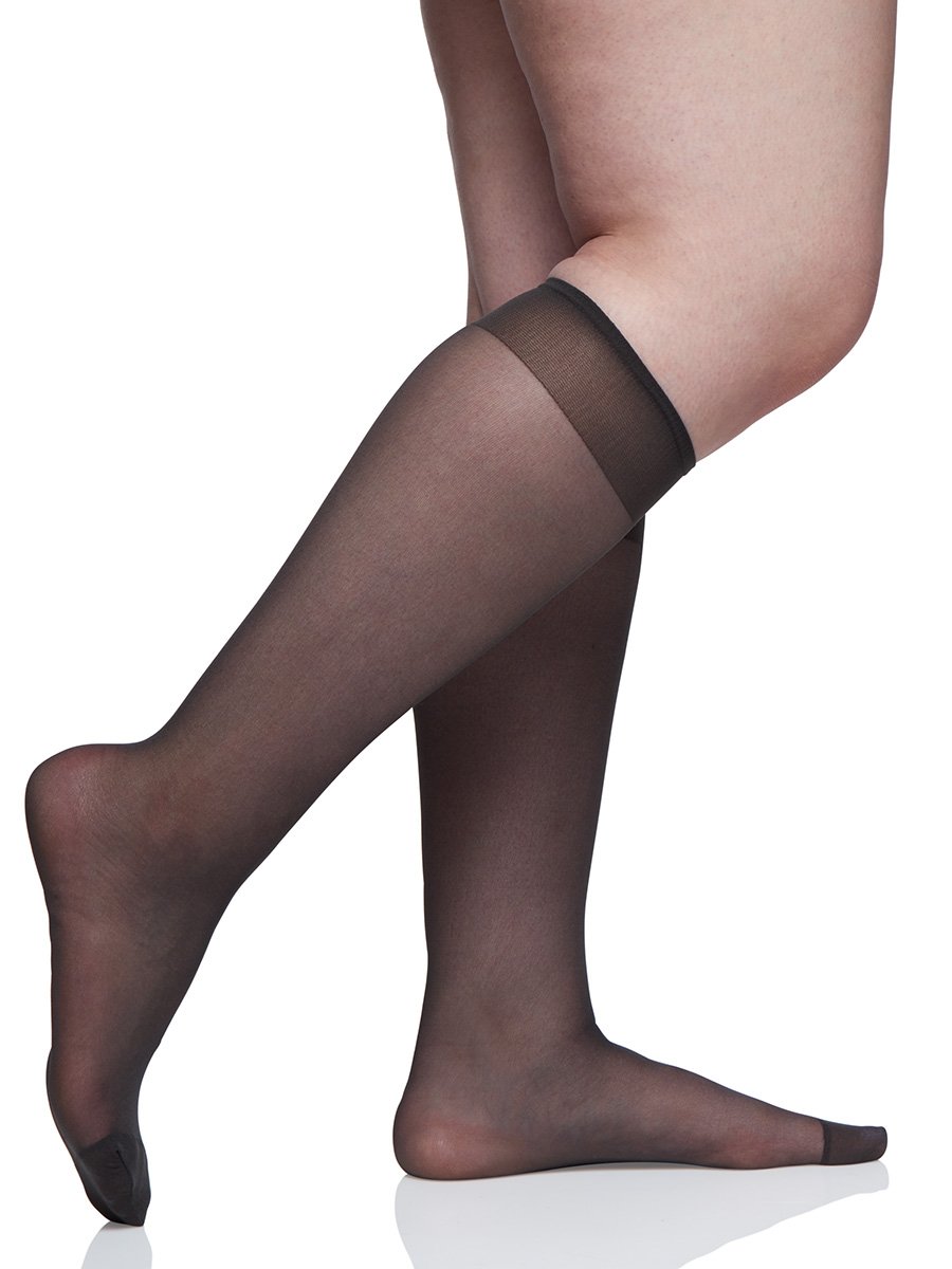 Berkshire 3 Pair Pack Queen All Day Sheer Knee High with Reinforced Toe 6728 - Picture 12 of 13