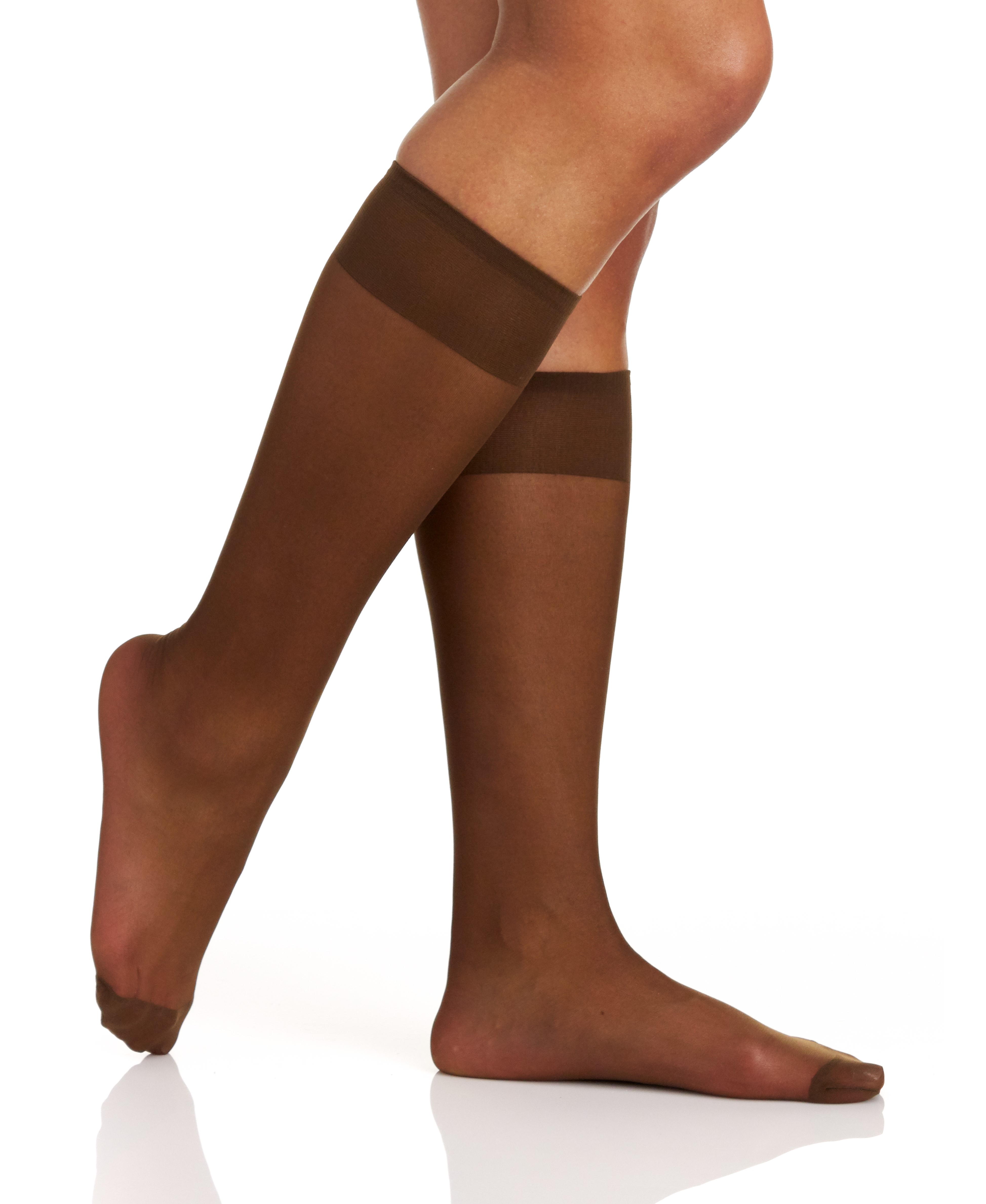 Berkshire 3 Paar Pack All Day transparente Kniestrümpfe mit verstärkter Spitze 6528 - Bild 12 von 12
