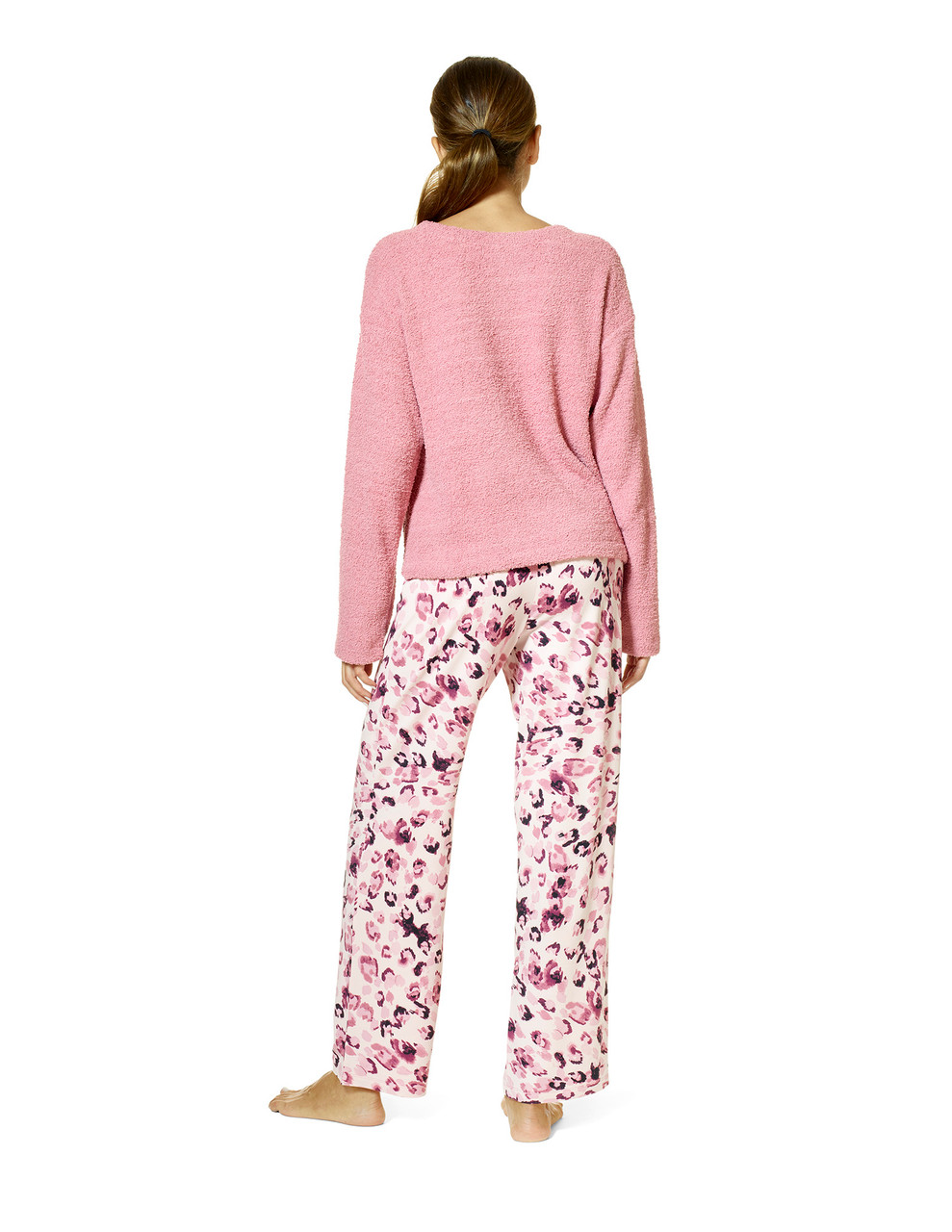 Hue Sleepwear Fluffy Chenille Pajama Set PJ221549