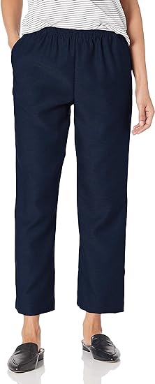 Alfred Dunner Petite Polyester Pull On Pants Medium Length 09301 - Picture 8 of 11