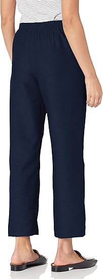 Alfred Dunner Petite Polyester Pull On Pants Medium Length 09301 - Picture 9 of 11