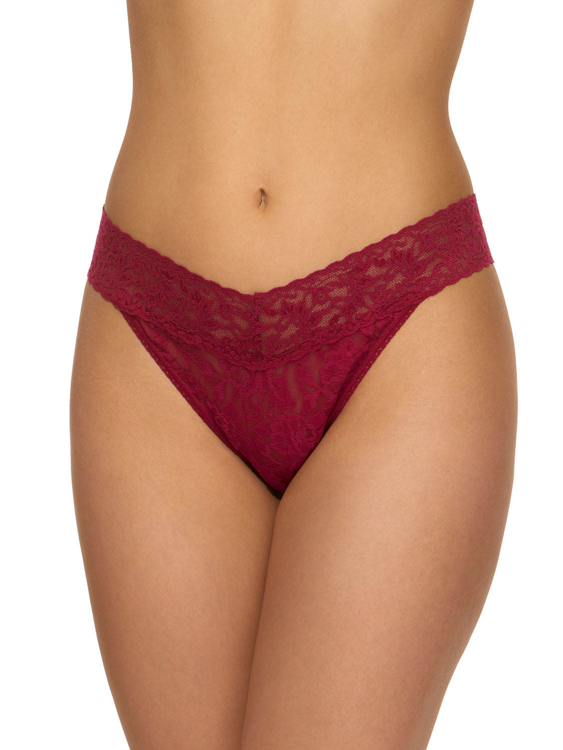 Women's Signature Lace Stretch Original Rise Thong