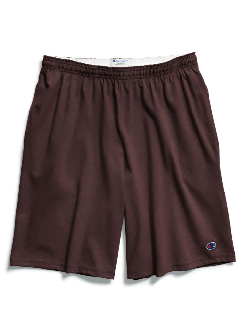 Champion Men's Authentic Cotton Jersey Shorts With Pockets 85653 