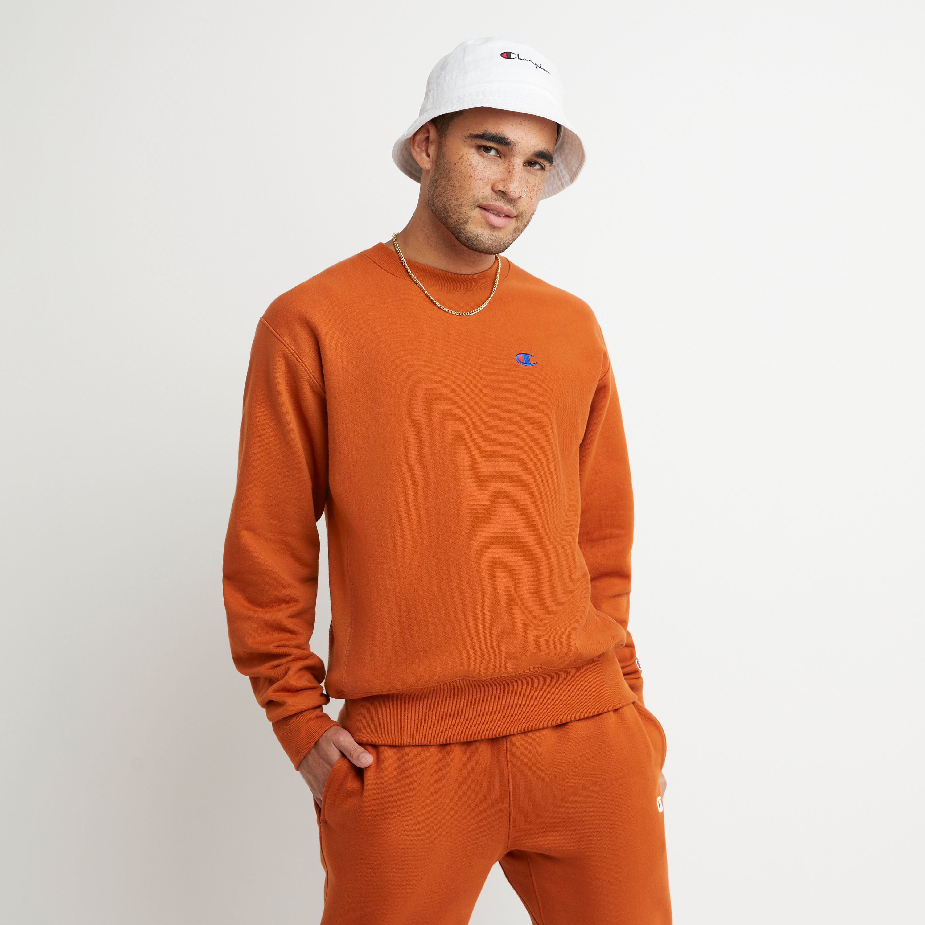 Men's champion life discount reverse weave crew