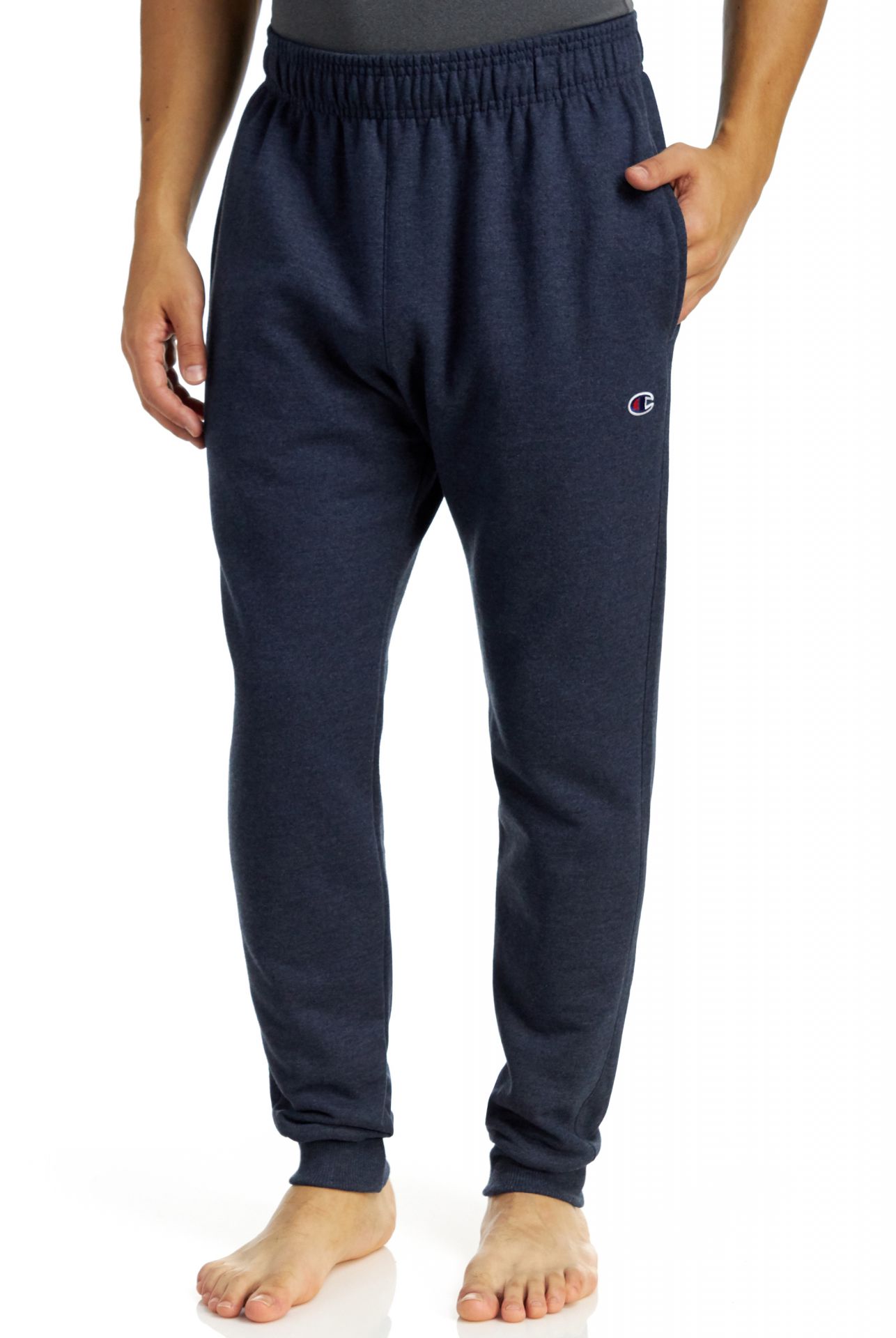 Pantalones de chándal retro de vellón Champion Powerblend para hombre p1022 - Imagen 12 de 14