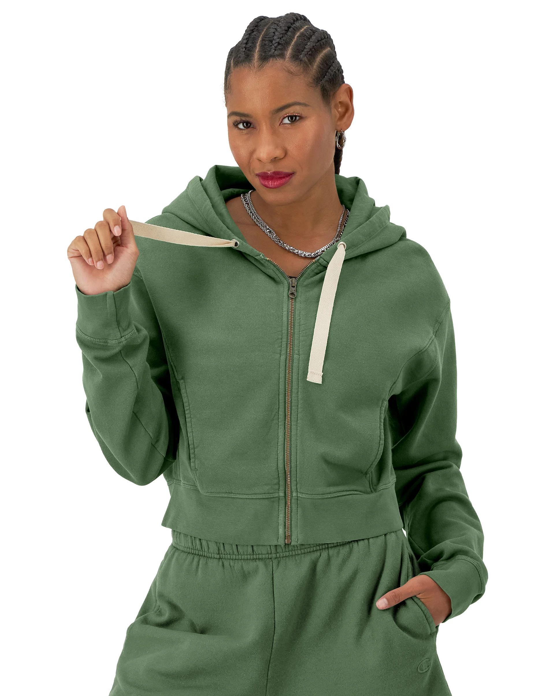 Champion Vintage Wash Full Zip Hoodie Sweatshirt W6683D | eBay
