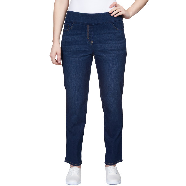 Petite Alfred Dunner Denim Pants Petite Women's Super Stretch - Main Image