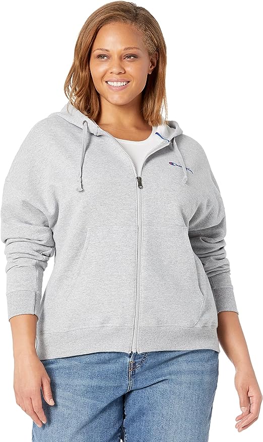 Champion Damen Powerblend Sweatshirt mit durchgehendem Reißverschluss GF647-y08160 - Bild 2 von 2